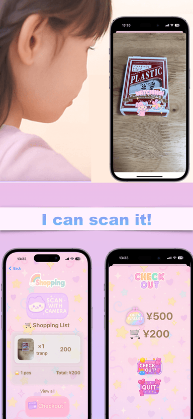 Shop & Count scan screen