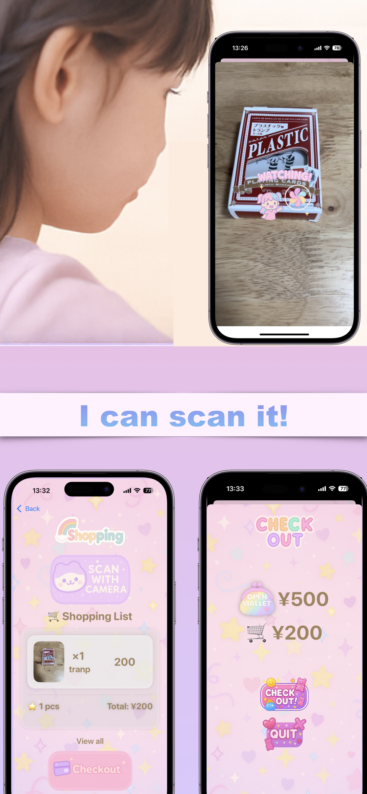 Shop & Count scan screen